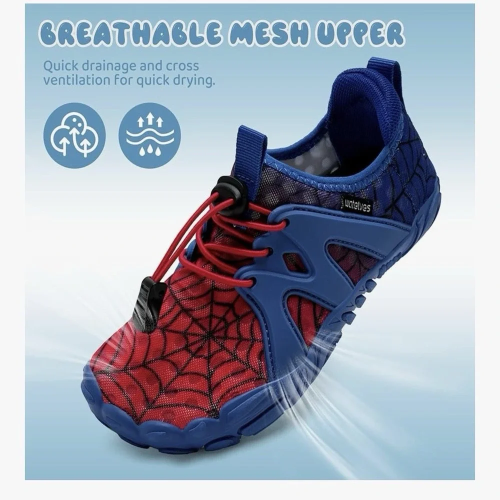 WateLves Toddler  Water Shoes Girls & Boys Sz 4 Big‎ Kids